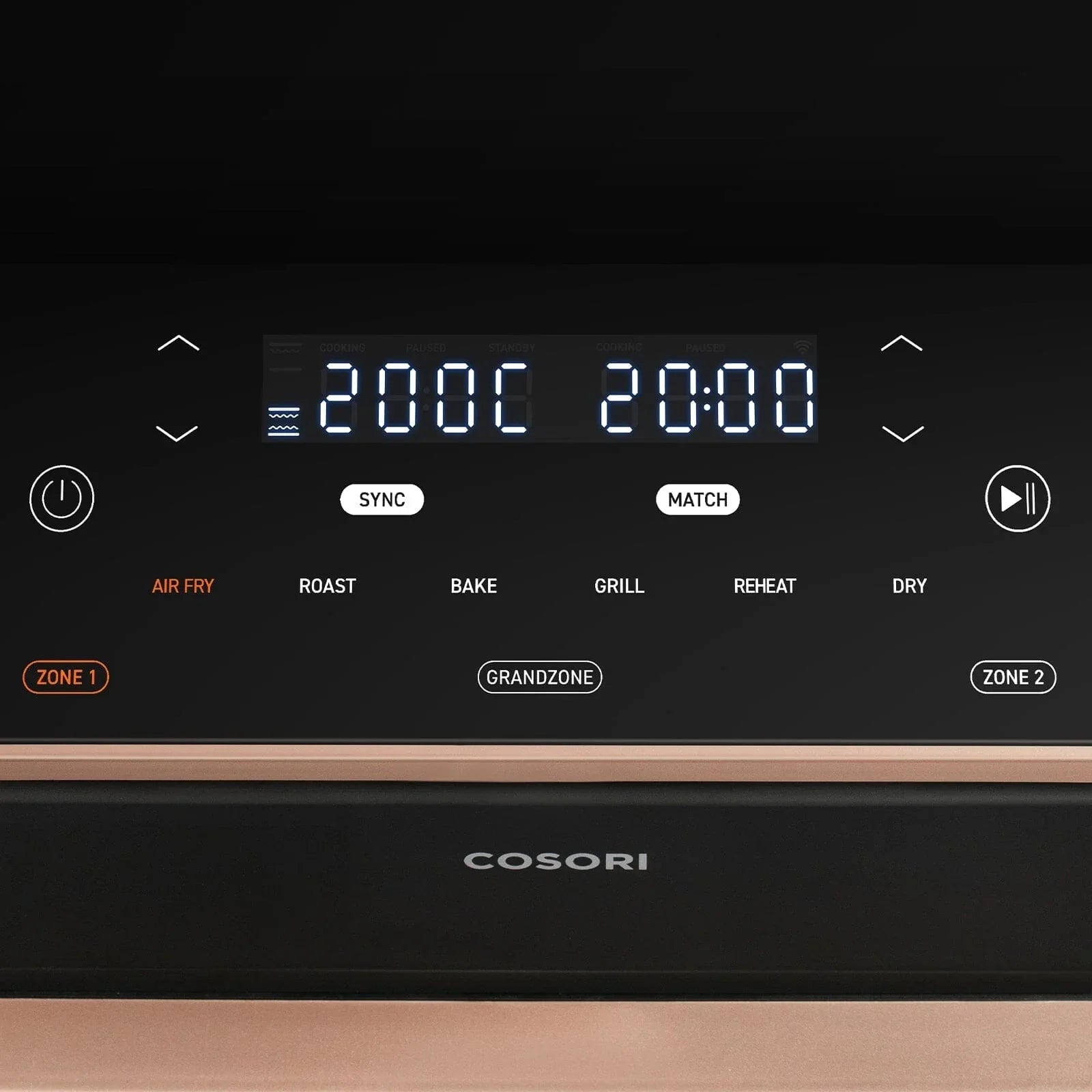 Cosori Dualblaze Smart TwinFry Freidora de Aire 10 L (5L + 5L)