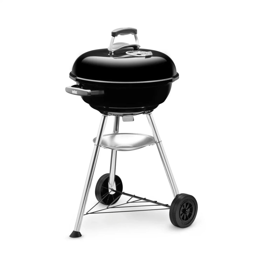 Barbacoa de Carbón Weber Compact Kettle, 47 cm + 3 Kg de briquetas