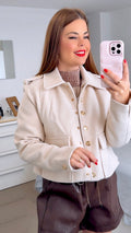 CHAQUETA BERTA BEIGE