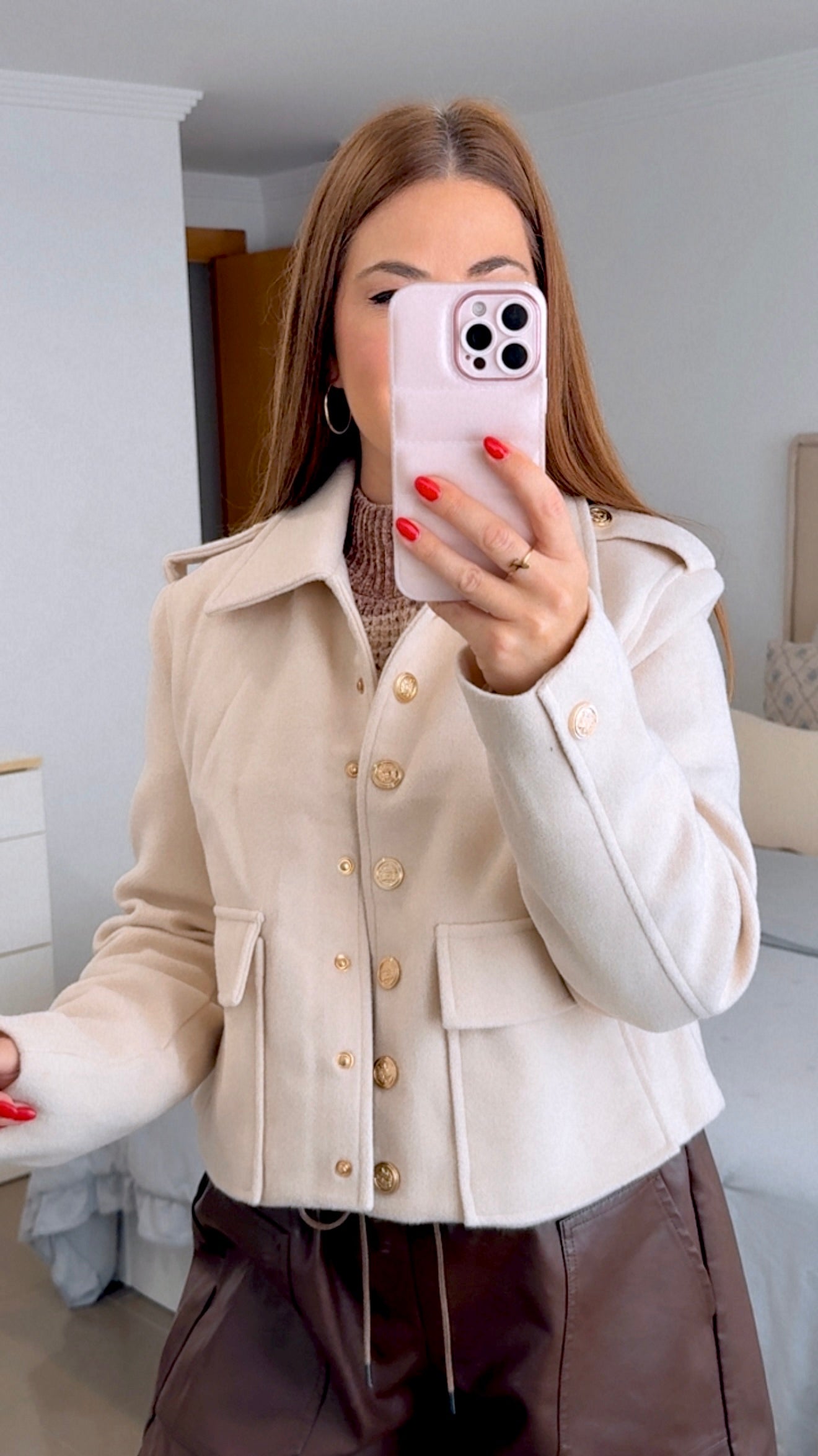 CHAQUETA BERTA BEIGE