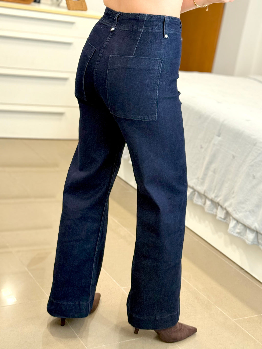 PANTAL¨®N DENIM COSTURAS