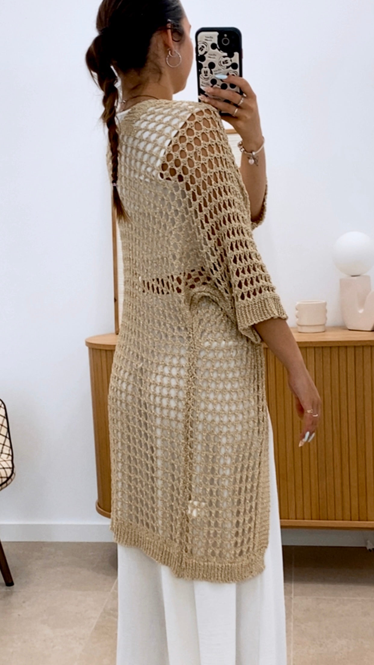 KIMONO HILO DORADO