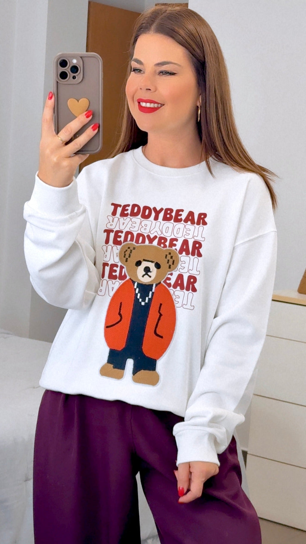SUDADERA TEDDY BEAR
