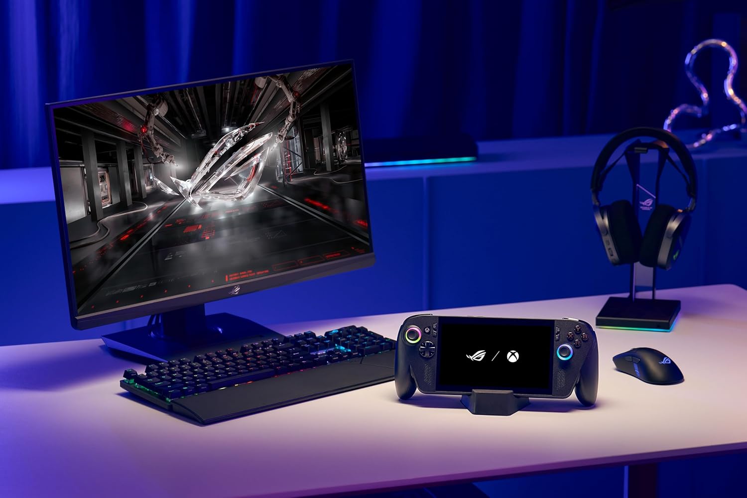 ASUS ROG Ally X - Consola Portátil Gaming 7" Full HD 120Hz (AMD Ryzen AI Z2 Extreme, 24GB RAM, 1TB SSD, Batería 80Wh, Windows 11, Consigue 3 meses gratis de Game Pass Premium) - Color Negro
