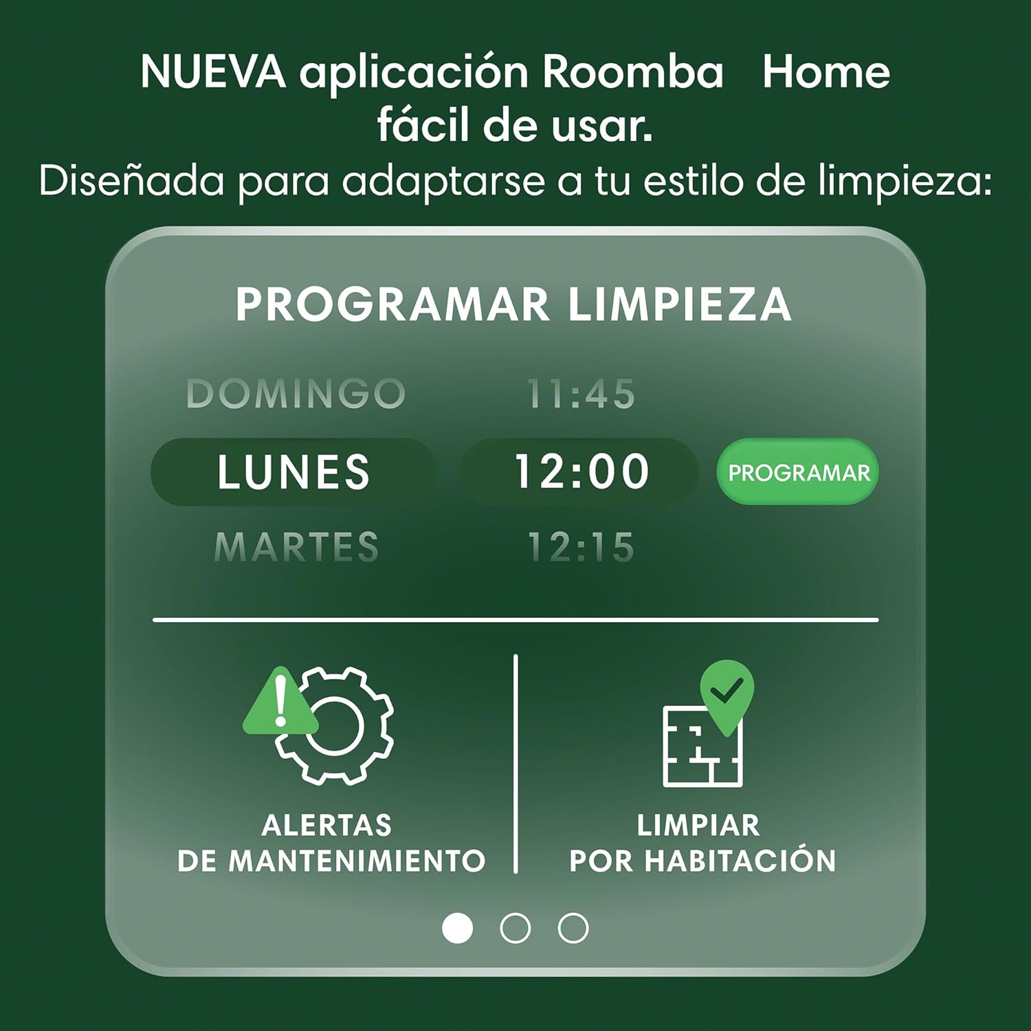 iRobot Roomba 105 Combo y Base AutoEmpty con autovaciado de 75 días, Aspirador y friegasuelos, Clearview LiDAR, 7000Pa,120 mins, SmartScrub, Evita obstáculos,Recarga y reanuda,App, 3 Modos Limpieza_N