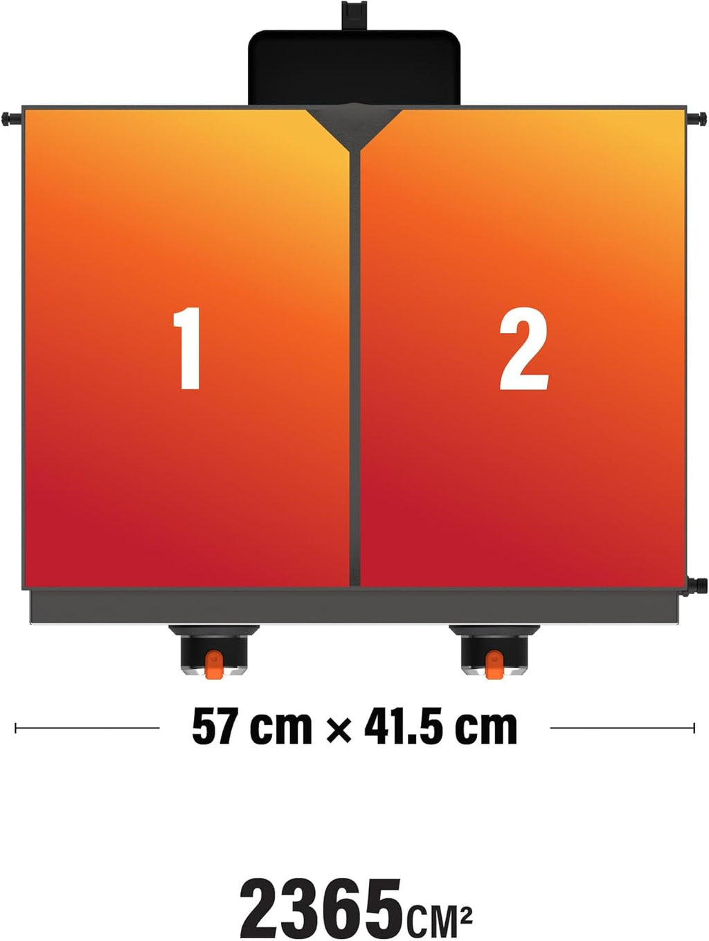 Plancha stołowa 22" (56 cm) z pokrywą, frontem ze stali nierdzewnej