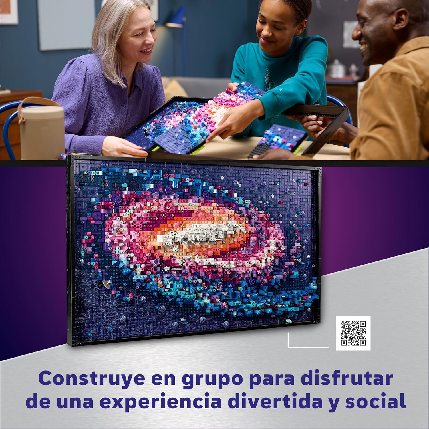 Art Galaxia Vía Láctea Arte Mural y Decoración de Pared para el Salón y Hogar, Regalo Creativo de Astronomía para Hombres y Mujeres, Maqueta para Adultos, Póster 3D 31212
