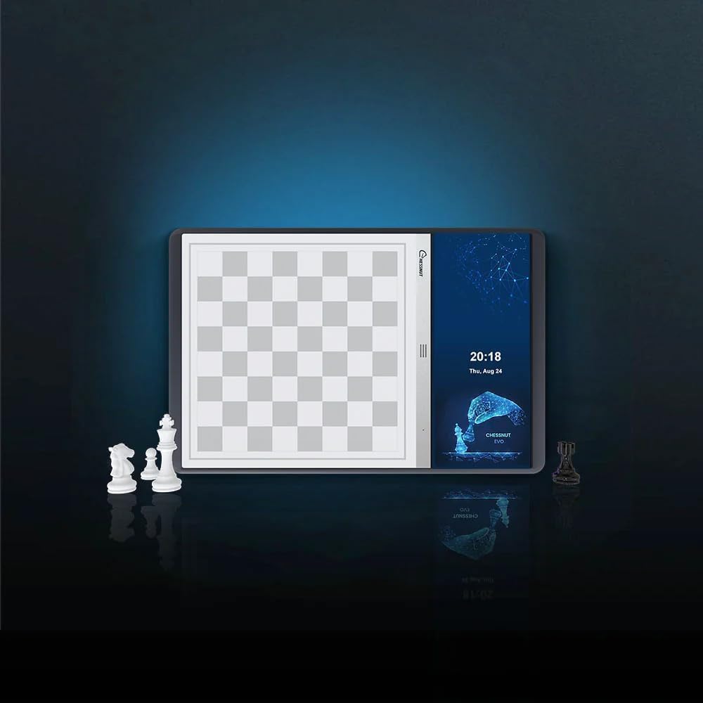 Chessnut EVO AI Chessboard - Motor Maia Integrado, BOT de ajedrez Personalizable, reconocimiento Completo de Piezas, soporta Plataformas Principales, diseño Inteligente Todo en uno