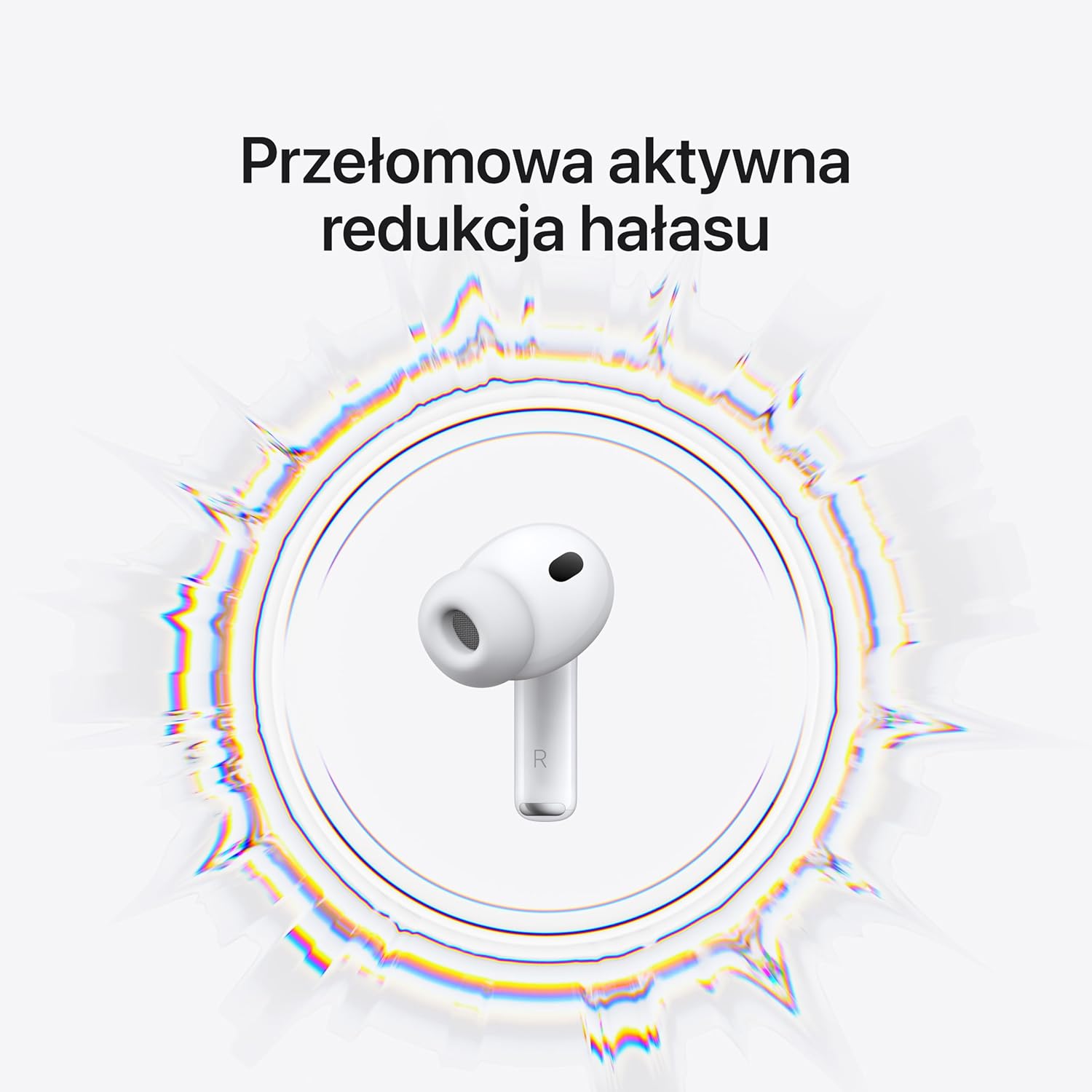 Apple AirPods Pro 3 Bezprzewodowe słuchawki, aktywna redukcja hałasu, pomiary tętna, funkcja aparatu słuchowego, Bluetooth, dźwięk przestrzenny, Hi-Fi, ładowanie przez USB-C