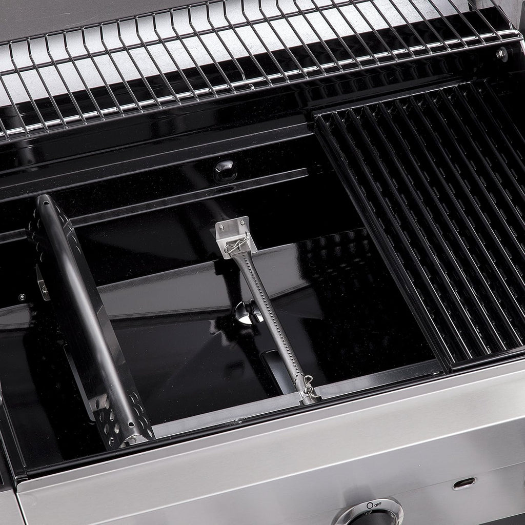 Char-Broil Convective 440 S Gas Barbecue with 4 Burners, Cast Iron Grates, Stainless Steel Burners - Ideal for Outdoor Cooking, Garden and Patio