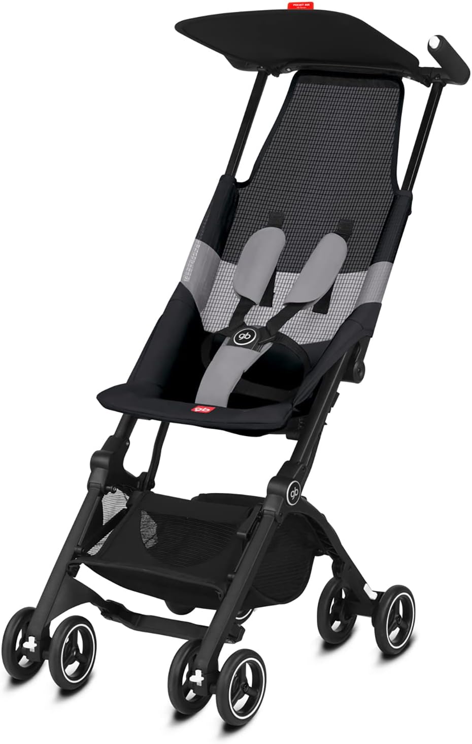 Gb Gold Pockit Air All Terrain - Silla de Paseo, Ultracompacta, De 6 Meses a 4 años, 17 kg, Velvet Black