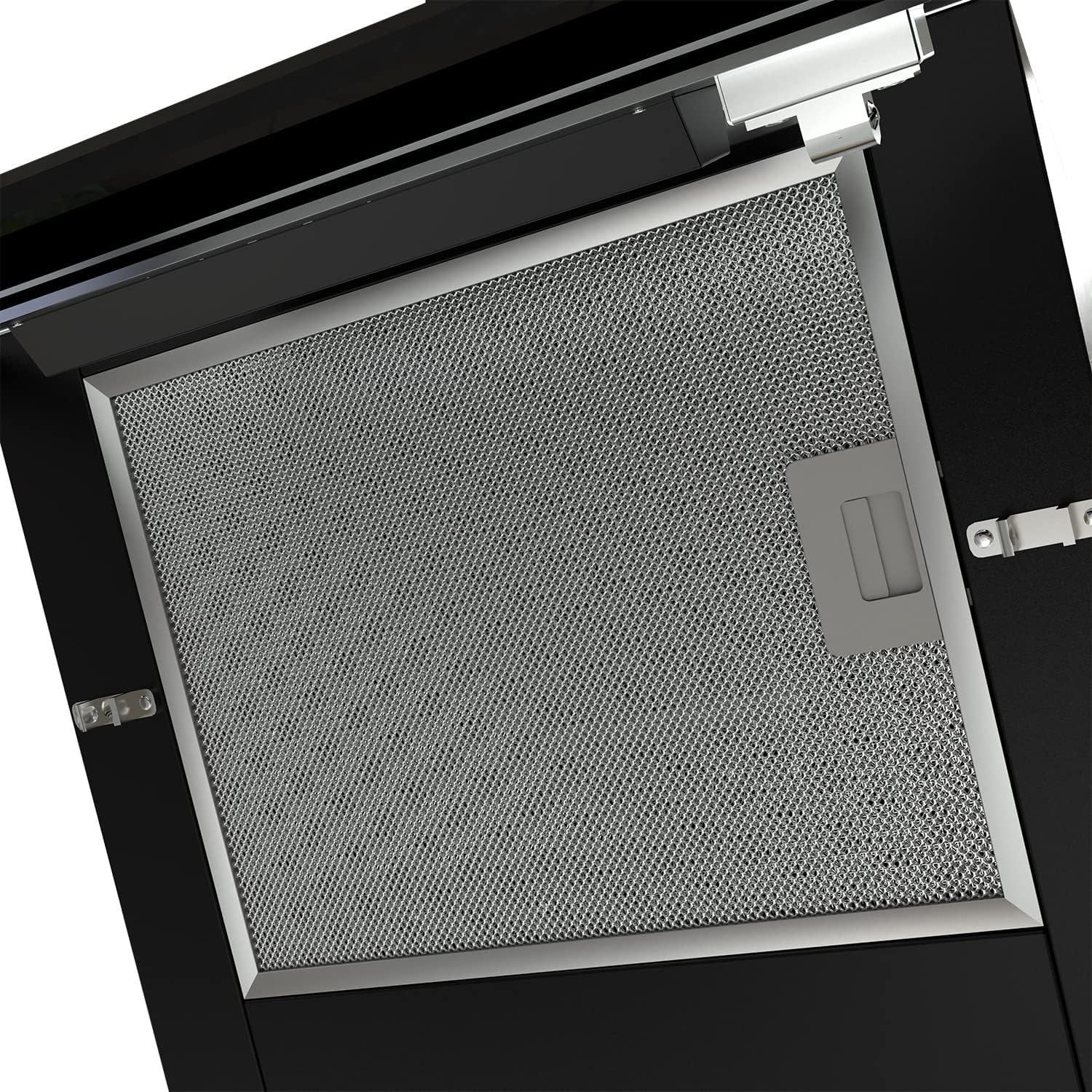 CIARRA CBCB6736H Campana Extractora de Pared 60cm Clase A+++ 3 Velocidades Evacuación al Exterior y Recirculación Interna por Filtro de Carbón CBCF003 Luz LED