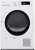 Midea Washing Machine 8 kg Front Load 1950W, 1350 rpm with Inverter Motor - Washing Machines with 15 Programmes and Healthguard Technology - Washing Machine Low Consumption, Fast Wash, Steam Function and Eco Mode