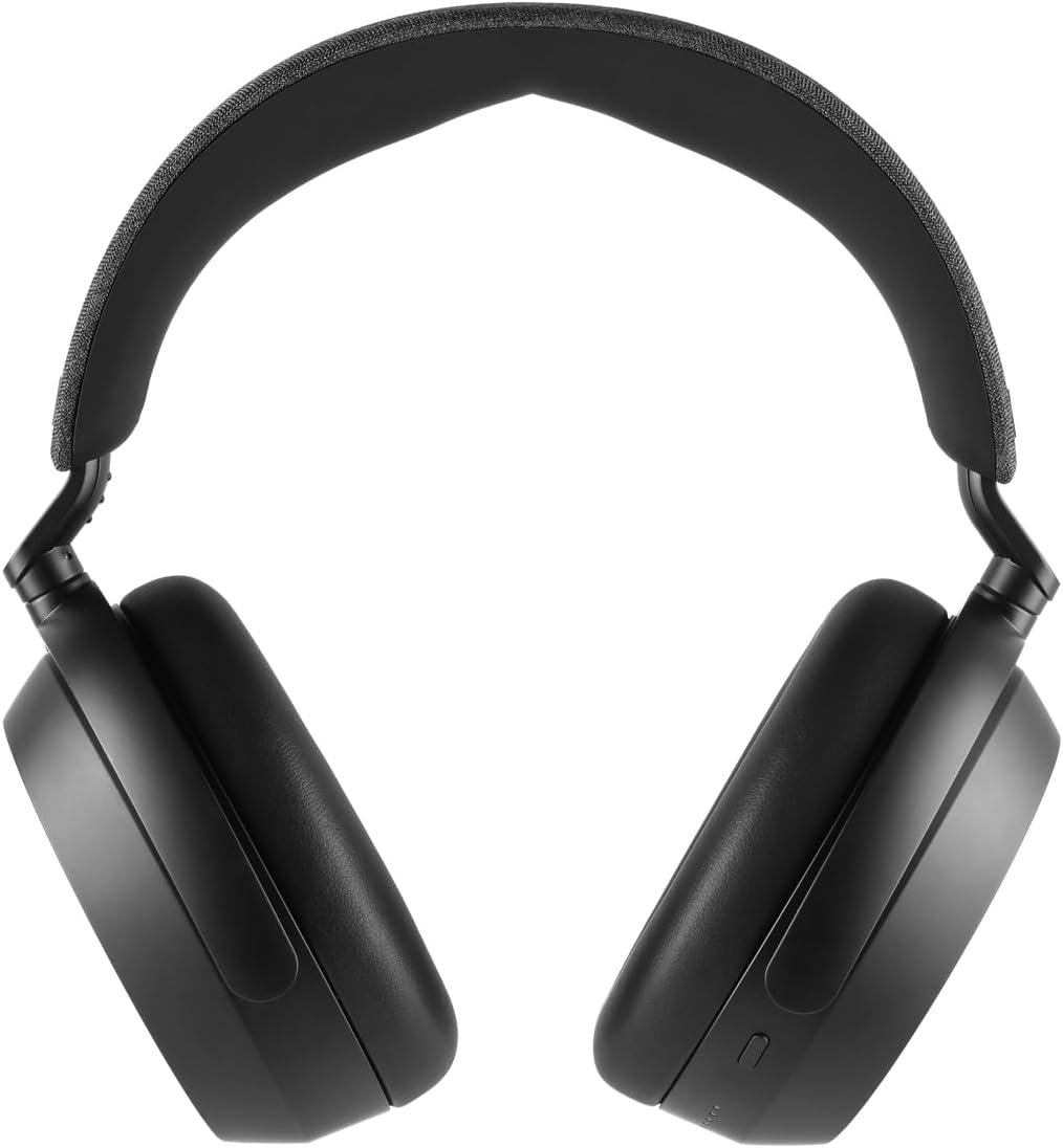 Sennheiser MOMENTUM 4 Słuchawki Bezprzewodowe – zestaw słuchawkowy z Bluetooth zapewniający krystaliczną czystość dźwięku podczas połączeń, z aktywnym tłumieniem hałasu, czarny