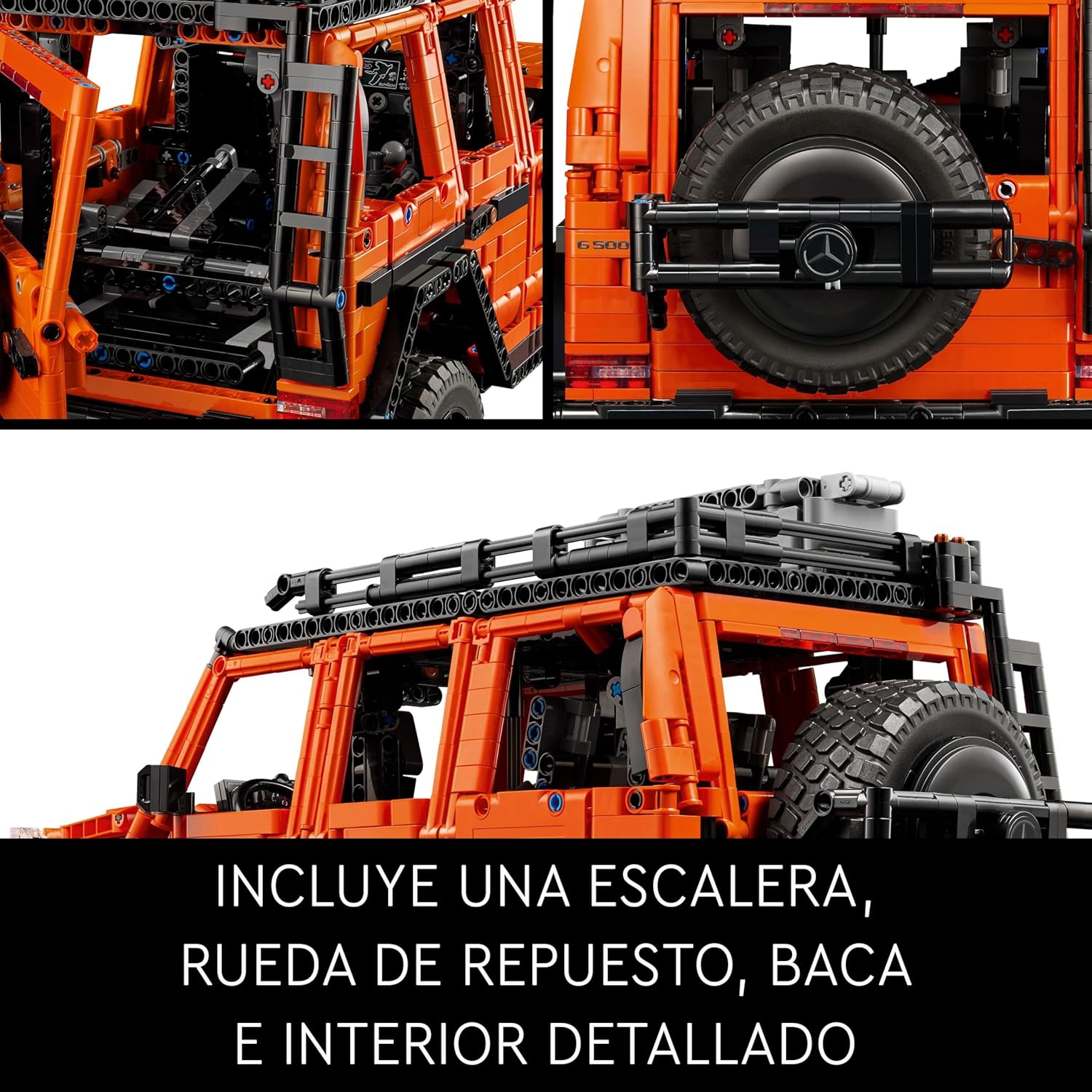 Technic Mercedes-Benz G 500 Professional Line Kit de Construcción, Maqueta de Coche Clase G para Adultos, Regalo para Hombres y Mujeres Fans de los 4x4, Decoración del Hogar 42177