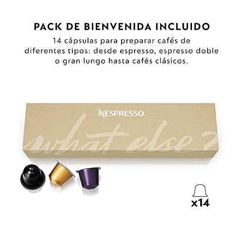 2025 Cafetera de cápsulas Krups Nespresso Pixie Redesign | Espresso y lungo | Estilo industrial | Bajo consumo energético | Apagado automático | Bandeja ajustable | Cápsulas reciclables | Modelo XN306T