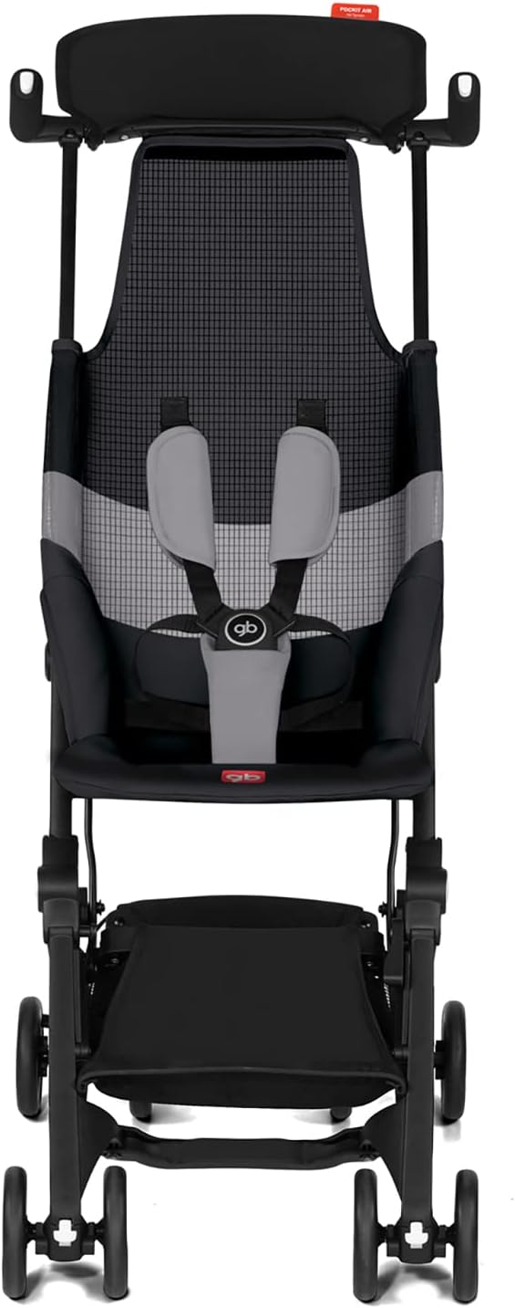 Gb Gold Pockit Air All Terrain - Silla de Paseo, Ultracompacta, De 6 Meses a 4 años, 17 kg, Velvet Black