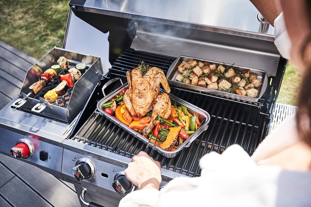 Char-Broil Barbacoa de Gas Advantage PRO S 4 - Barbacoa a gas con 4 quemadores y TRU-Infrared Technology, quemador de alto rendimiento de 900 °C, rejillas de hierro fundido