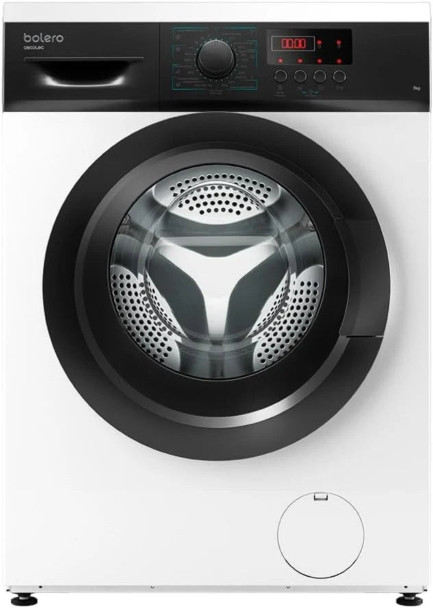 Cecotec Washing machine 6 kg Front Load Bolero DressCode 620 Inverter. 1000RPM, 16 Programs, Low Consumption, Inverter Plus Motor, Steam Function, Pre-Wash, Quick Program 15', Spa Care and Delay Start