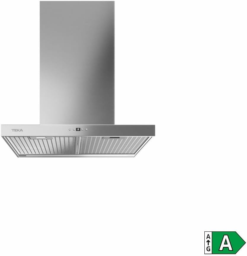 TEKA Campana Extractora de Pared con Motor EcoPower, 4 Velocidades, Display Blanco, 60 cm, DSH 686