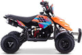 Miniquad Infantil Gasolina Raptor-R4 49cc (Gasolina Mezcla), Naranja, niños de 4 a 10 años