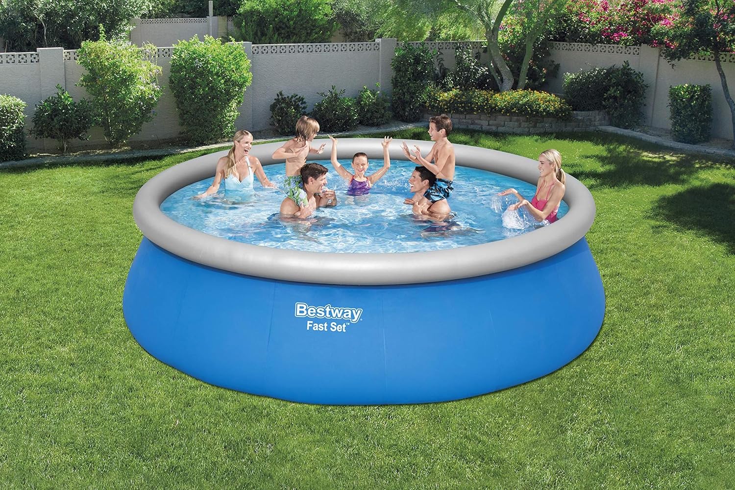 Bestway Fast Set™ 15' x 48"/4.57m x 1.22m Pool Set