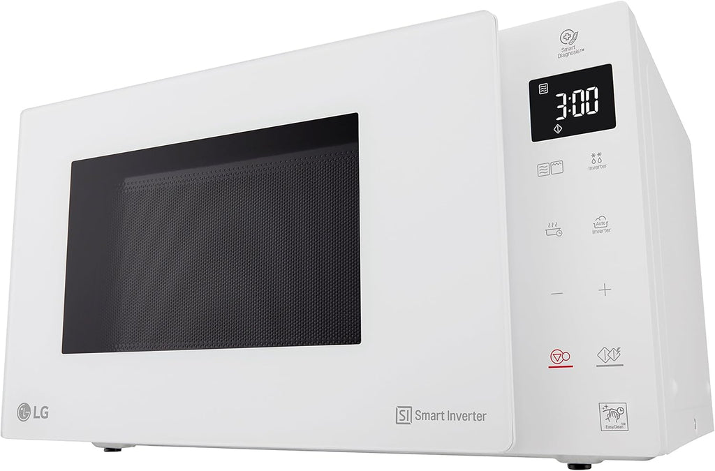 LG MH6535GIS Mikrowelle mit   Inverter Technologie & Quarz Grill, 25 Liter Kapazitt, 1000 W, Automatikprogramme, einstellbare Leistungsstufen für optimales Garen und EasyClean-Funktion, Schwarz