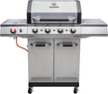 Char-Broil Barbacoa de Gas Advantage PRO S 4 - Barbacoa a gas con 4 quemadores y TRU-Infrared Technology, quemador de alto rendimiento de 900 °C, rejillas de hierro fundido