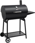 2026 Parrilla de carbón Royal Gourmet CC1830 de 30 pulgadas con mesa lateral, barbacoa exterior con 627 pulgadas cuadradas de espacio de cocción para jardín, terraza y fiestas, color negro