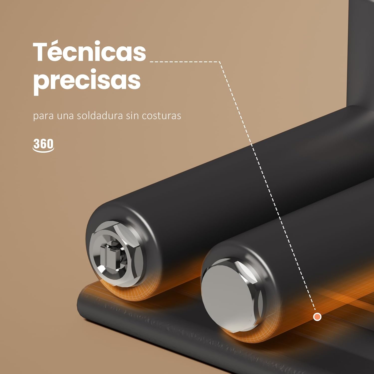 EMKE Toallero de Agua Caliente, 1599x400 mm, Radiador de Baño de Pared, Color Negro, 684W, Toallero Baño, Instalación Fácil, Diseño Moderno