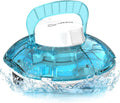 WINNY POOL CLEANER Winny 200 Limpiafondos Piscina, Inalámbrico Robot Limpiafondos Piscina, 75Min Autonomía, Piscinas Desmontables 60m², Doble Filtración, Estacionamiento Auto(Transparente Azul-Blanco)