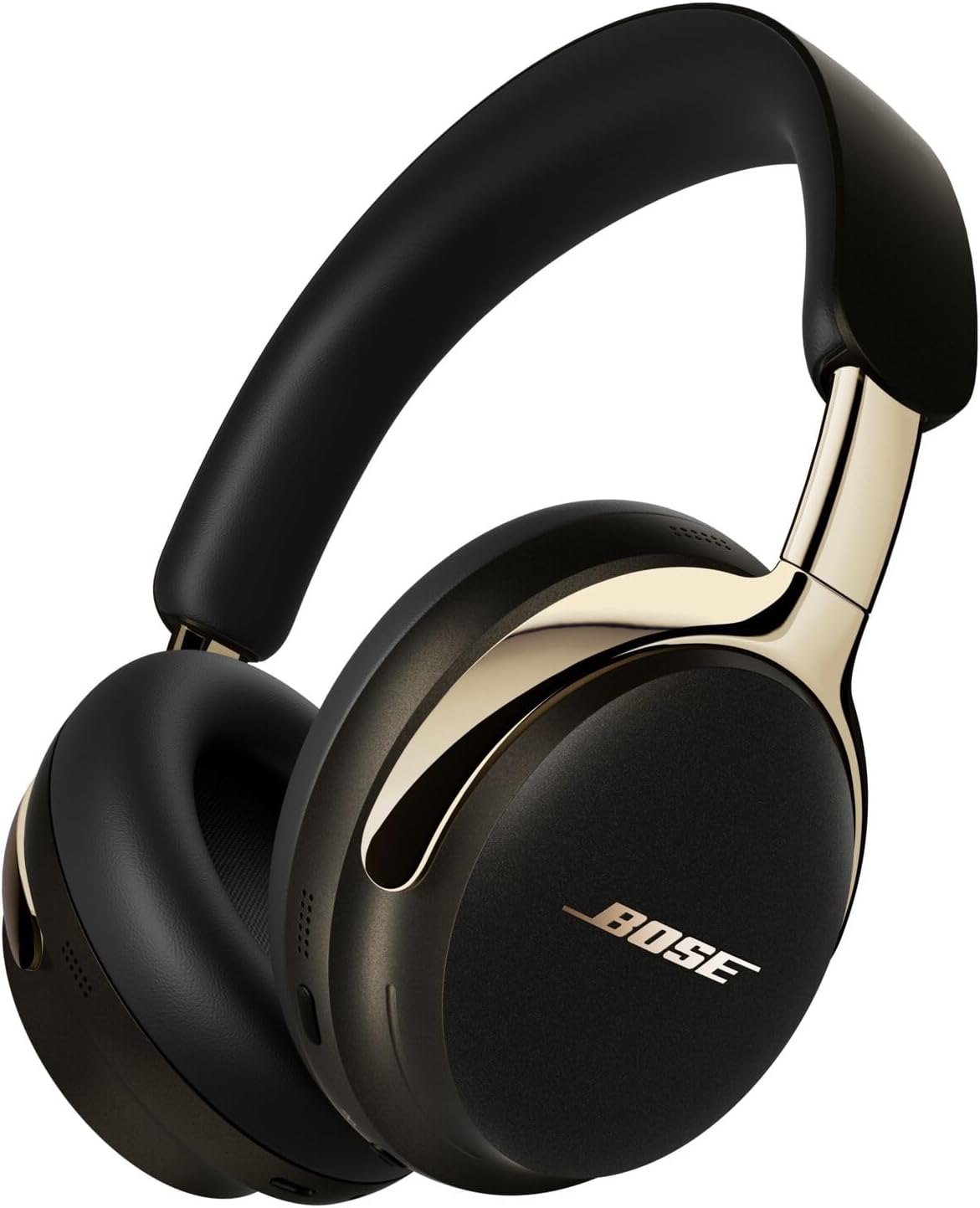 Bose QuietComfort Ultra (2. generacji) słuchawki Bluetooth, słuchawki bezprzewodowe z dźwiękiem przestrzennym, słuchawki nauszne z redukcją szumów z mikrofonem, do 30 godz. odtwarzania, czarny