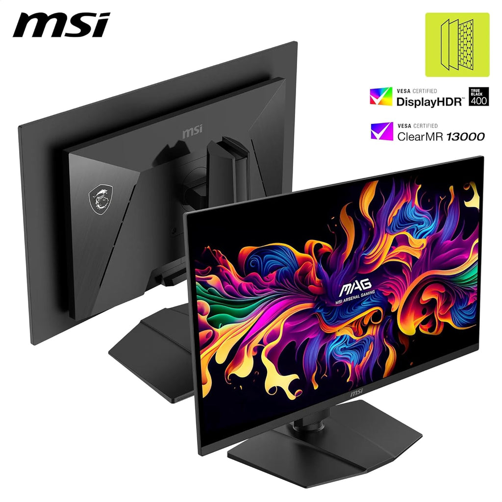 MSI MAG 273QP QD-OLED X24 Gaming Display 26,5" WQHD - Quantum Dot OLED Panel 2560 x 1440, 240Hz / 0,03ms, 99.1% DCI-P3, XXL) E≤2, DisplayHDR True Black 400 - DP 1.4a, HDMI 2.1.1