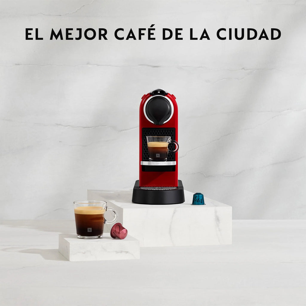 2025 Cafetera de cápsulas Krups Nespresso Pixie Redesign | Espresso y lungo | Estilo industrial | Bajo consumo energético | Apagado automático | Bandeja ajustable | Cápsulas reciclables | Modelo XN306T