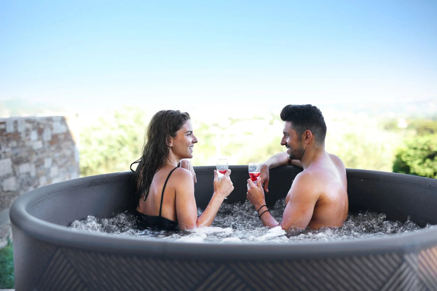 DMUCHANE SPA BASEN Z HYDROMASAŻEM RELAKS PODGRZEWANA WODA MONO ECO WIFI 6os