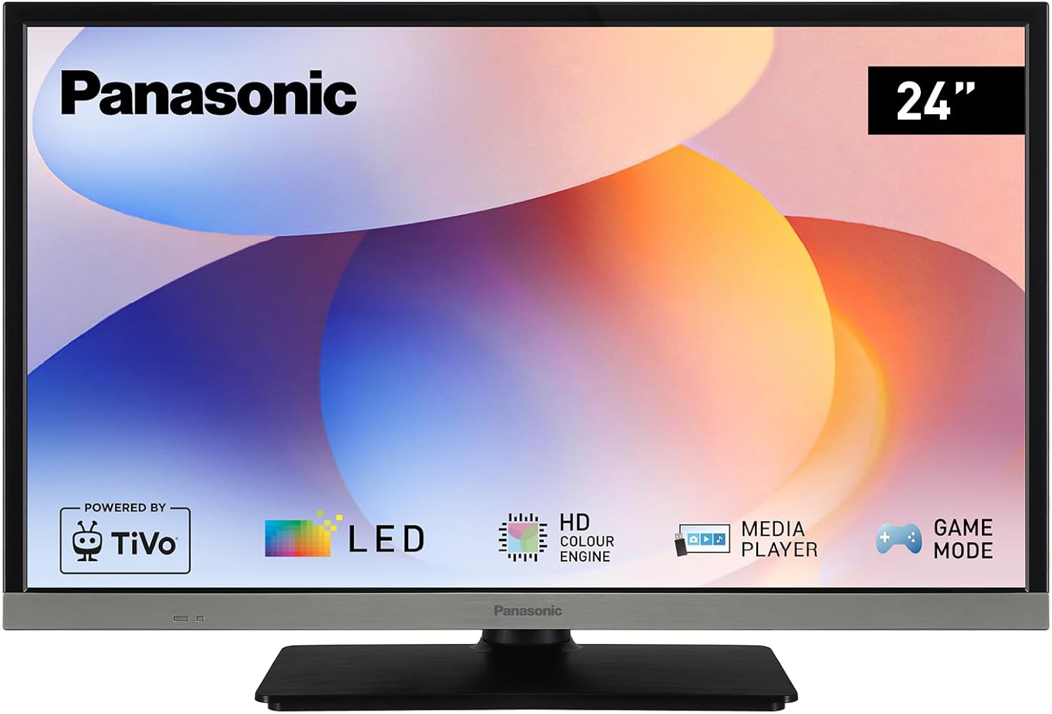 Panasonic TB-24S40AEZ, Serie S40 24 Pulgadas HD LED Smart TV, 2024, TiVo, Control De Voz Google y Alexa, Modo De Juego, Reproductor Multimedia, HDR, HDMI, WLAN, Experiencia Visual Excepcional