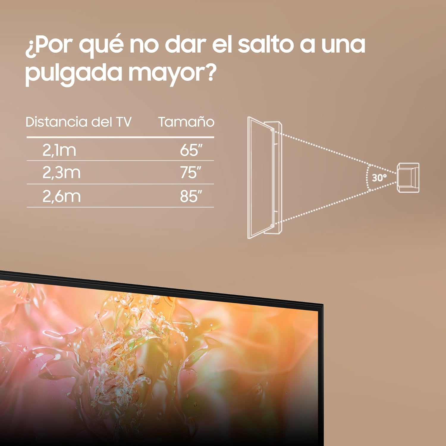 TV Crystal UHD 2024 50DU7105 Smart TV de 50" Crystal UHD con Colores Puros con PurColor, el Mejor Smart TV, Todos los Altavoces a la Vez con Q-Symphony y controla tu casa con SmartThings