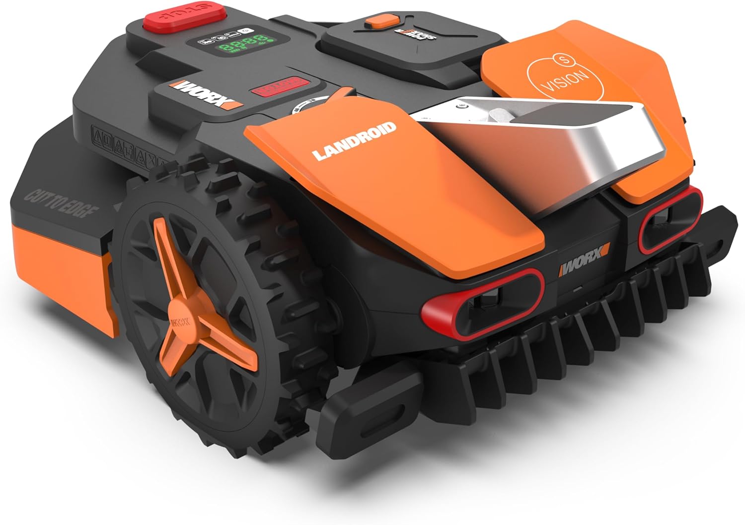 WORX Landroid Vision S250 WR202E Robot cortacésped para Jardines de hasta 250 m² – Robot cortacésped Inteligente sin Cable de limitación – WiFi y Bluetooth – prevención Activa de obstáculos con