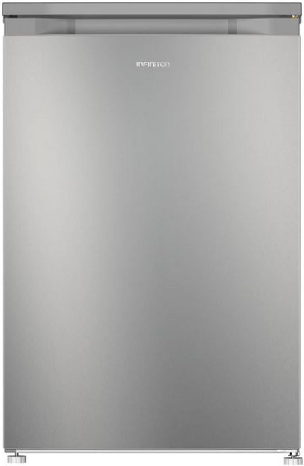 INFINITON CV-A85I - Congelador vertical, 80 Litros, 85 cm, 3 cajones, Control de temperatura, Puerta reversible, Regulación en Altura, E, Inox