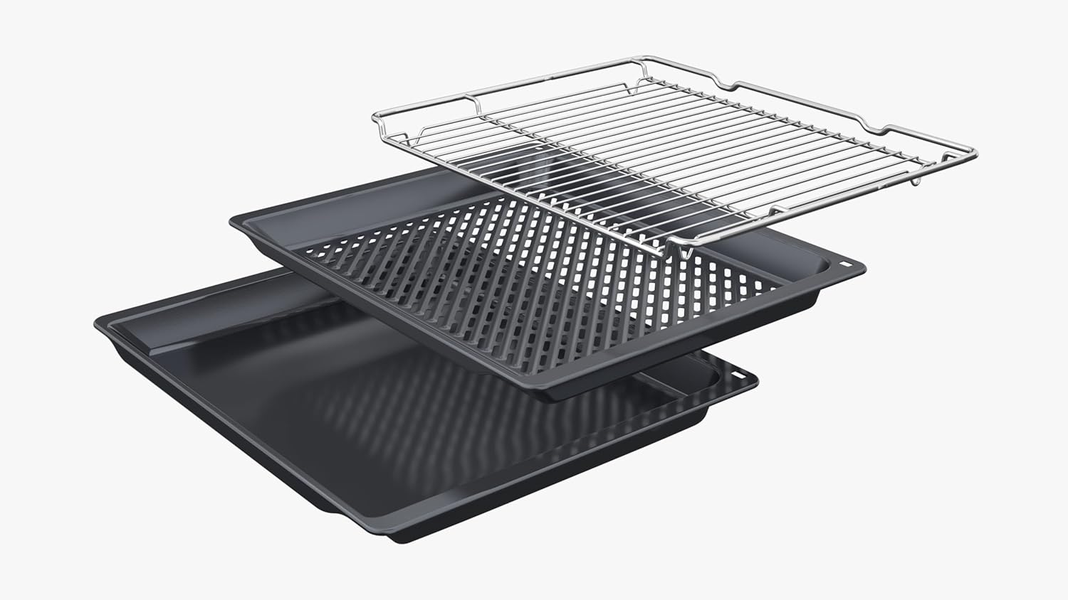 Bosch - Horno multifunción pirolítico, 60 cm. de ancho, Serie 6, Home Connect, 3D Hotair, Autolimpieza, Mandos ocultables, Nergo, HBG578ES7