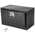 VEVOR Caja de Herramientas para Camión 914x432x457mm Caja de Bastidor Inferior Caja de Almacenamiento de Aleación de Aluminio Montaje Inferior con Cerradura y Llaves para Remolques, Camionetas, Negro