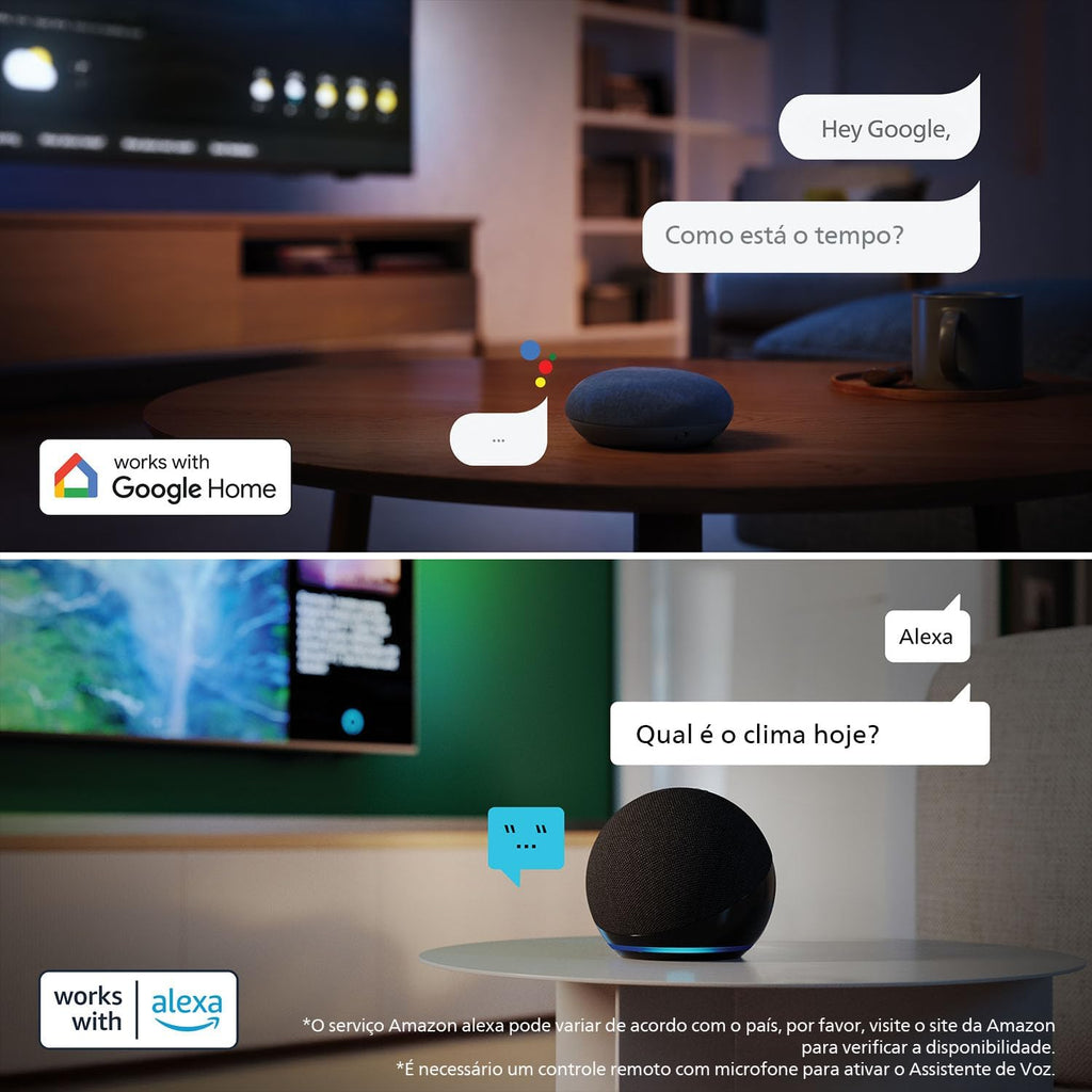 40PFS6000 HD LED Smart TV - Pantalla de 40 Pulgadas con Pixel Plus, Plataforma Titan OS y Sonido Dolby Digital - Funciona con Alexa y con el Asistente de Voz de Google