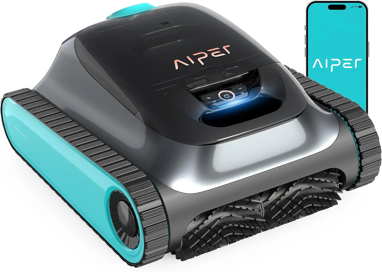 AIPER Scuba S1 2026 Upgrade Robot Pool and Wall Cleaner, Bottom Pool Vacuum Cleaner with 240 min Improved Battery, High Precision Smart Navigation, Ultra-Thin Filtration + App and OTA