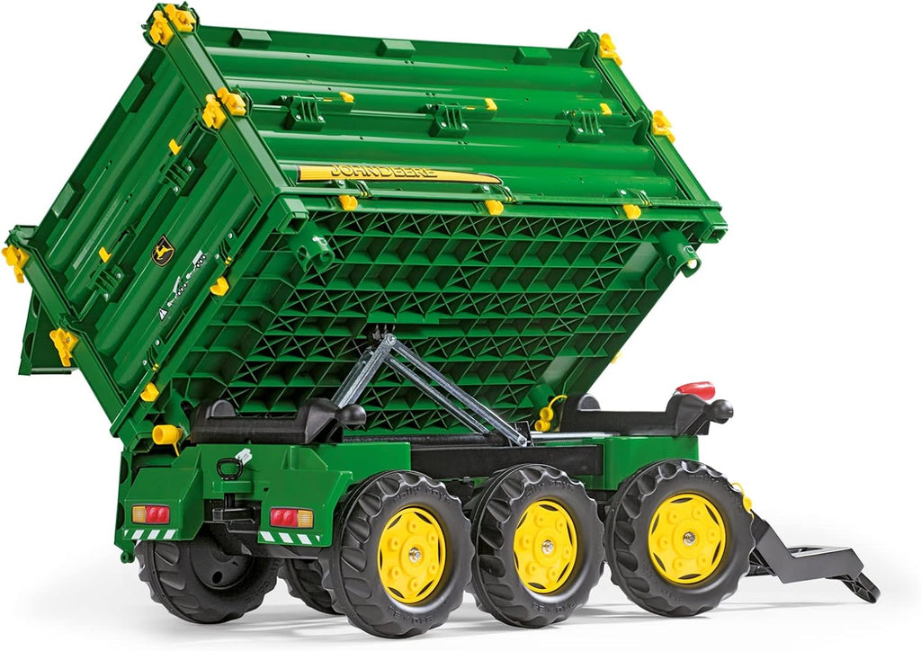 Rolly Toys 12/504/3 Rollymulti Trailer John Deere - Remolque de juguete de 3 ejes , Modelos/colores Surtidos, 1 Unidad