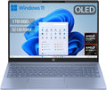 HP OmniBook 5 16″ OLED, Ordenador portátil (Procesador AMD Ryzen AI 7 350, 32GB RAM, 1TB SSD, Gráficos AMD Radeon 860M, Windows 11 Home) Azul - Teclado QWERTY Español