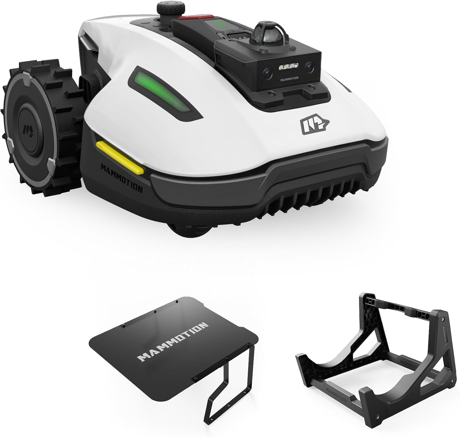 MAMMOTION YUKA mini 2 800 LiDAR Robot koszący bez przewodu obwodowego, rekomendowany 800 m³, LiDAR 360°+ AI Vision, rozpoznawanie ponad 300 przeszkód, DropMow, nachylenie 45%