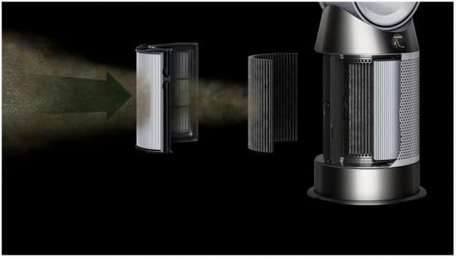 Purifier Hot+Cool HP1, ventilador, purificador de aire y calefactor, Blanco/Blanco