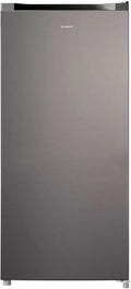 INFINITON Congelador Vertical CV-140L25XEQ, 145 Litros, E, Función Fast Freezing, Congelador 4****, cajón Flap, Tirador integrado, Puerta reversible, Inox