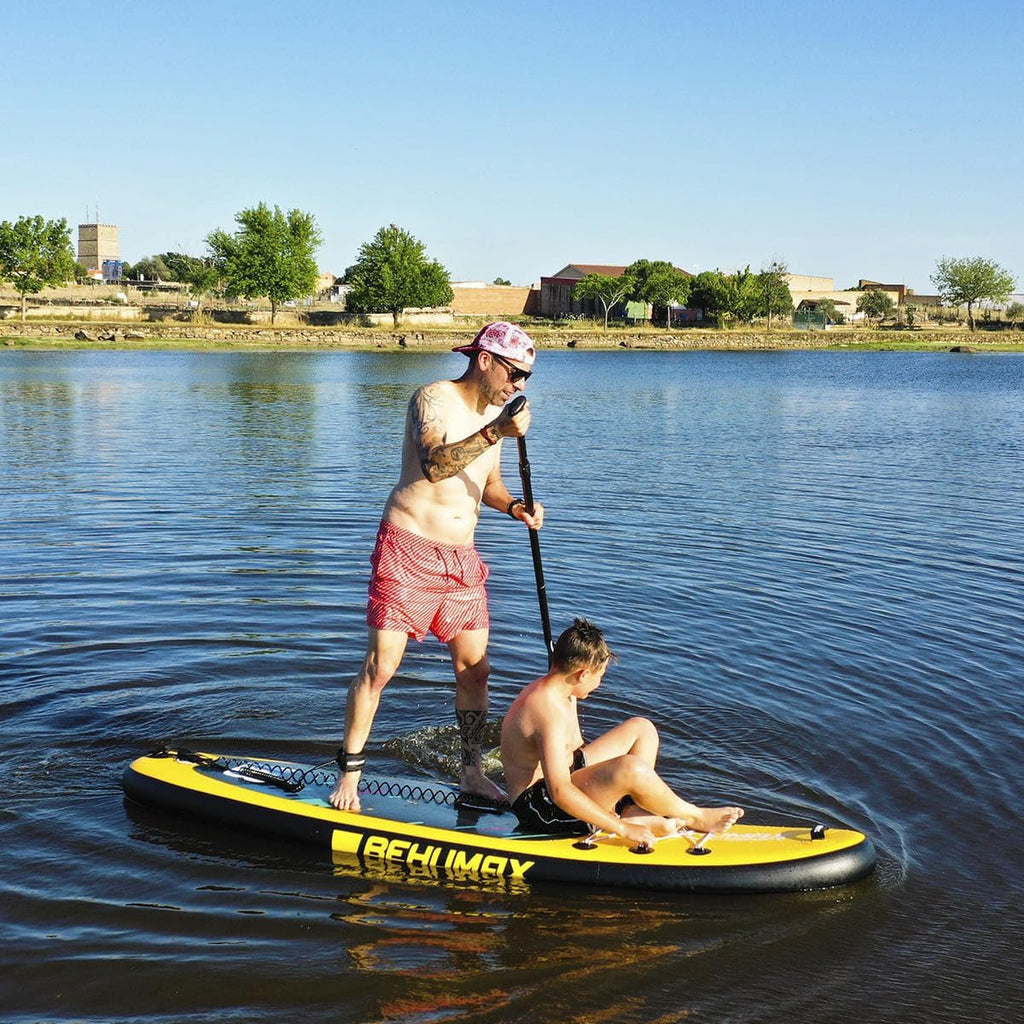 BEHUMAX - Tabla Paddle Surf Hinchable Be Wave Kids 8.6" Superficie Antideslizante,Pala de Remo Desmontable, 260 x 76 x 15 cm, 15 PSI, Kit Especial de Accesorios