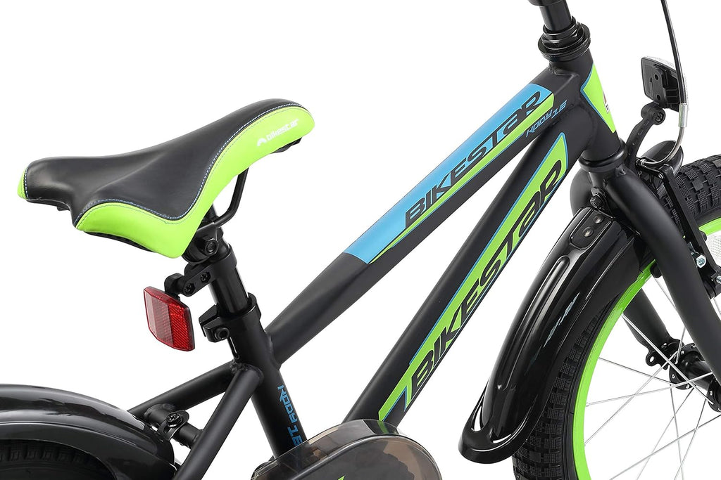 BIKESTAR Bicicleta Infantil para niños y niñas a Partir de 4 años | Bici de montaña 16 Pulgadas con Frenos | 16" Edición Mountainbike